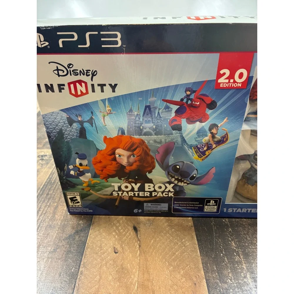 Disney‎ Infinity 2.0 Toy Box Starter Pack PS3 Merida Stitch New Sealed